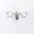 Aplica clasica cristal argintiu 2xE14/40W, Maria Theresia-B WA 2-1337/2 MT Silber Orion